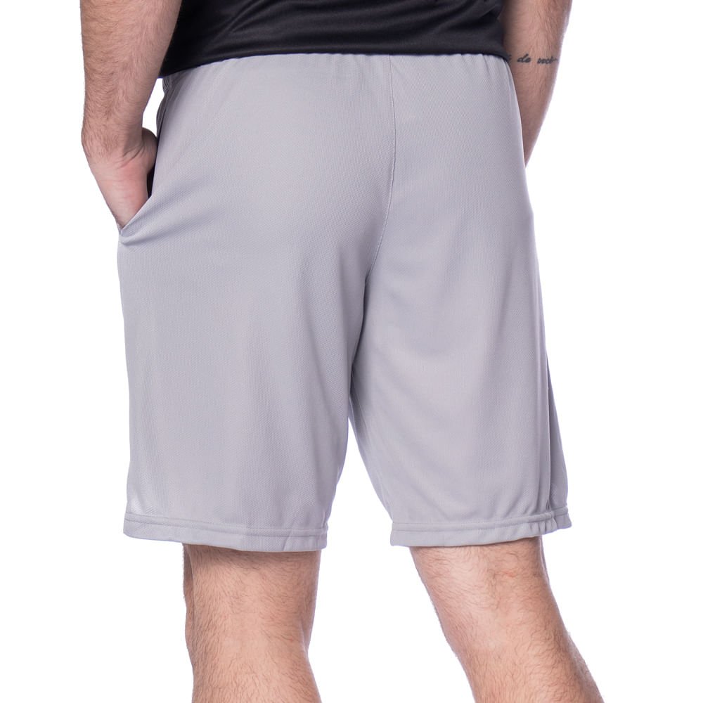 Bermuda Masculina New Balance Graphic 9 Esportivo Cinza Cinza 2
