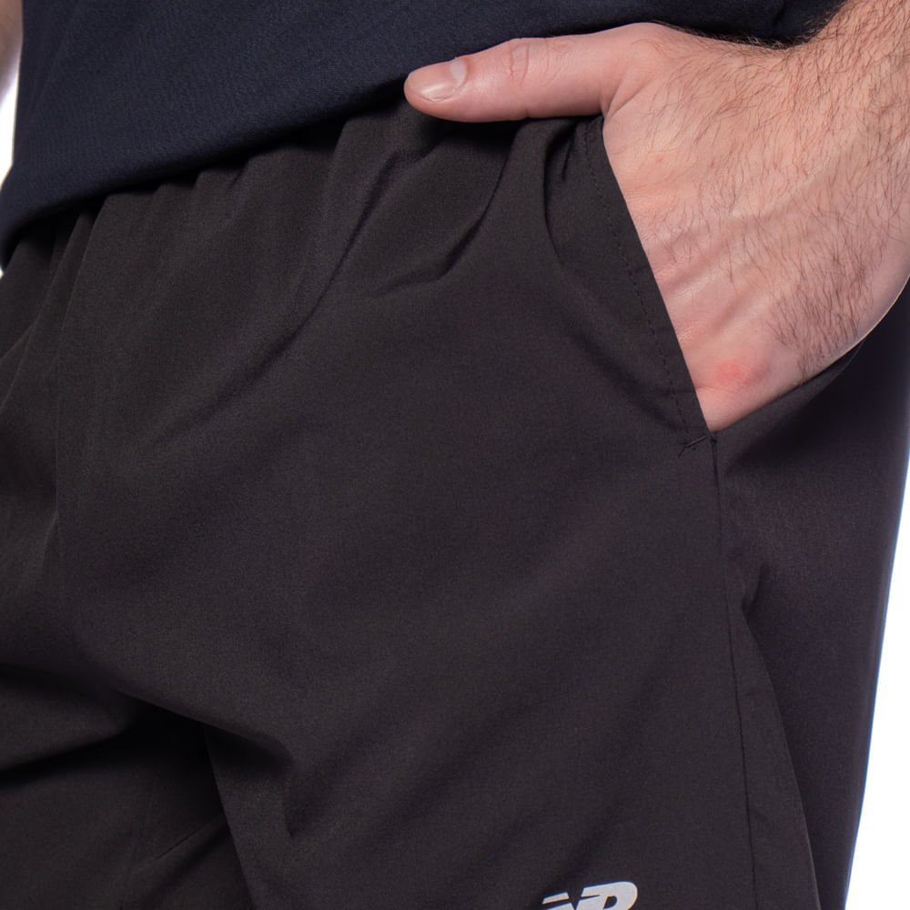 Short Masculino New Balance Essentials Esportivo Preto Preto 3