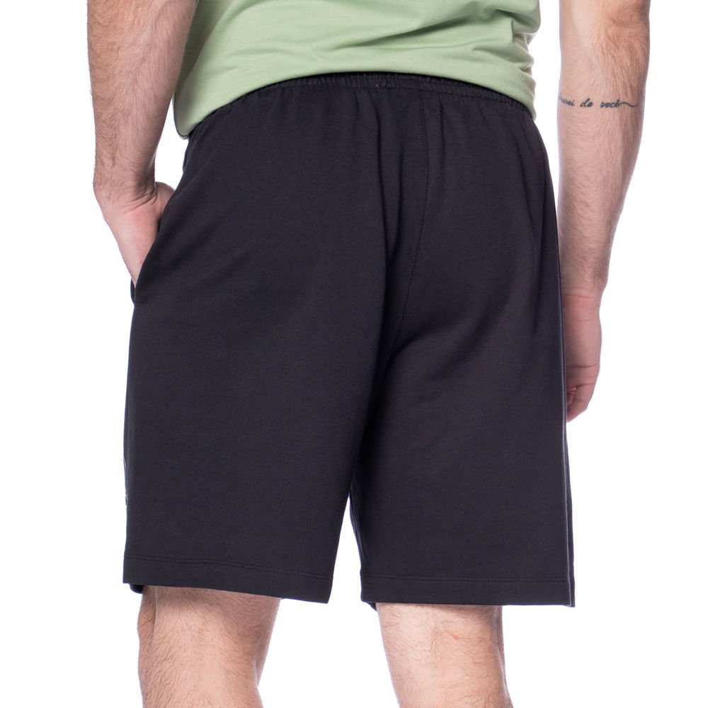 Bermuda Masculina Fila Outline Light Preto Preto 2