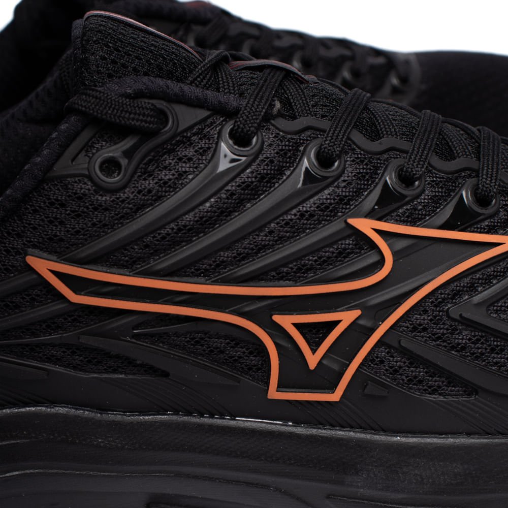 Tênis Masculino Mizuno Jet 8 Esportivo Preto/Vermelho Preto/Vermelho 5