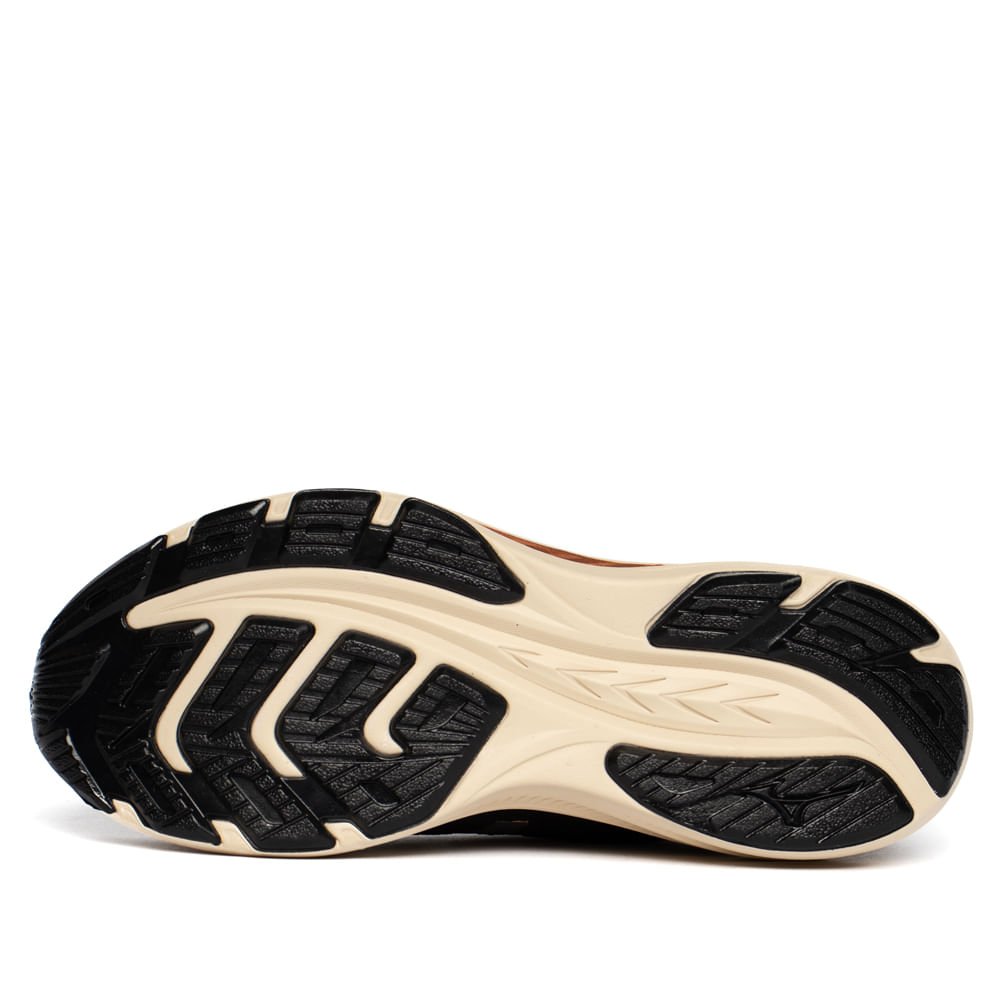Tênis Feminino Mizuno Sunrise Mesh Preto/Dourado Preto 2
