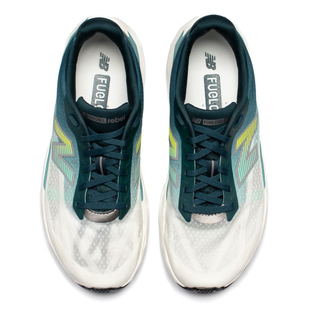 Tênis Masculino New Balance FuelCell Rebel V5 Verde/Branco Verde/branco 4