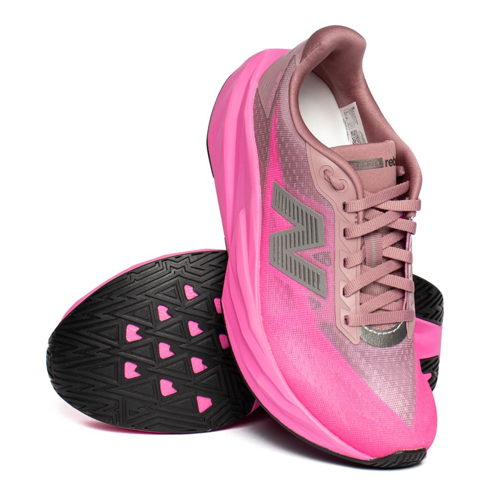 Tênis Feminino New Balance FuelCell Rebel V5 Rosa Neon Rosa Neon 5