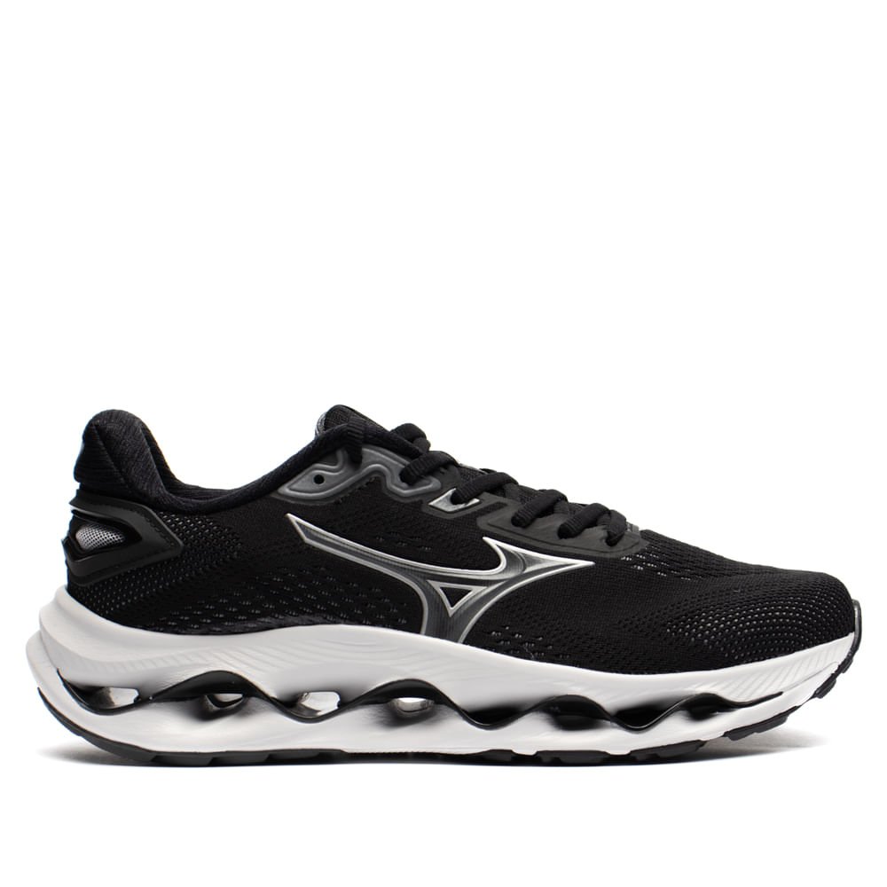 Tênis Masculino Mizuno Wave Legend 5 Esportivo Preto/Cinza