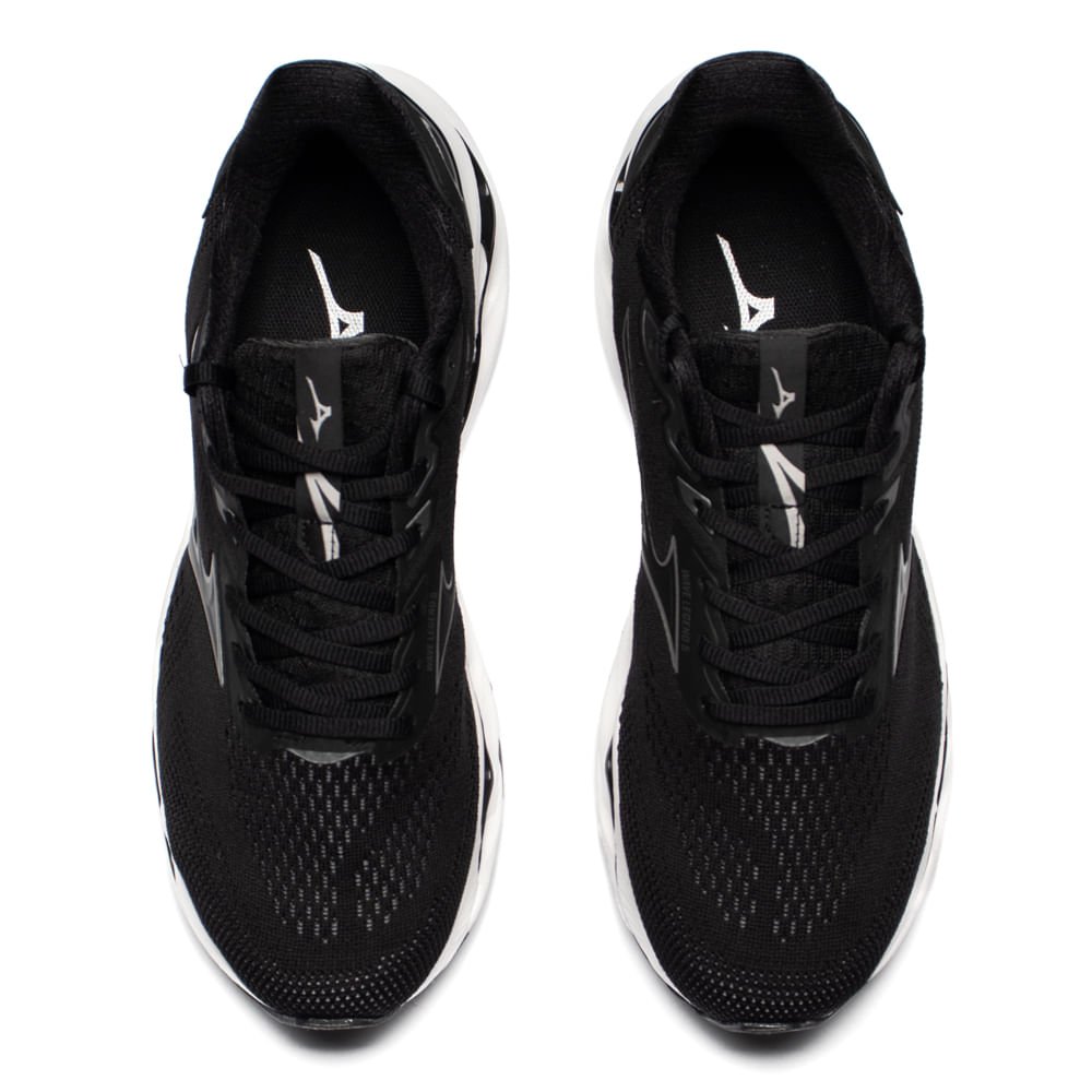 Tênis Masculino Mizuno Wave Legend 5 Esportivo Preto/Cinza Preto 4