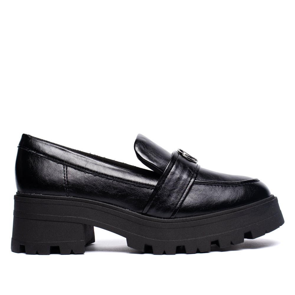 Mocassim Feminino Dakota Napa Tratorado Verniz Preto