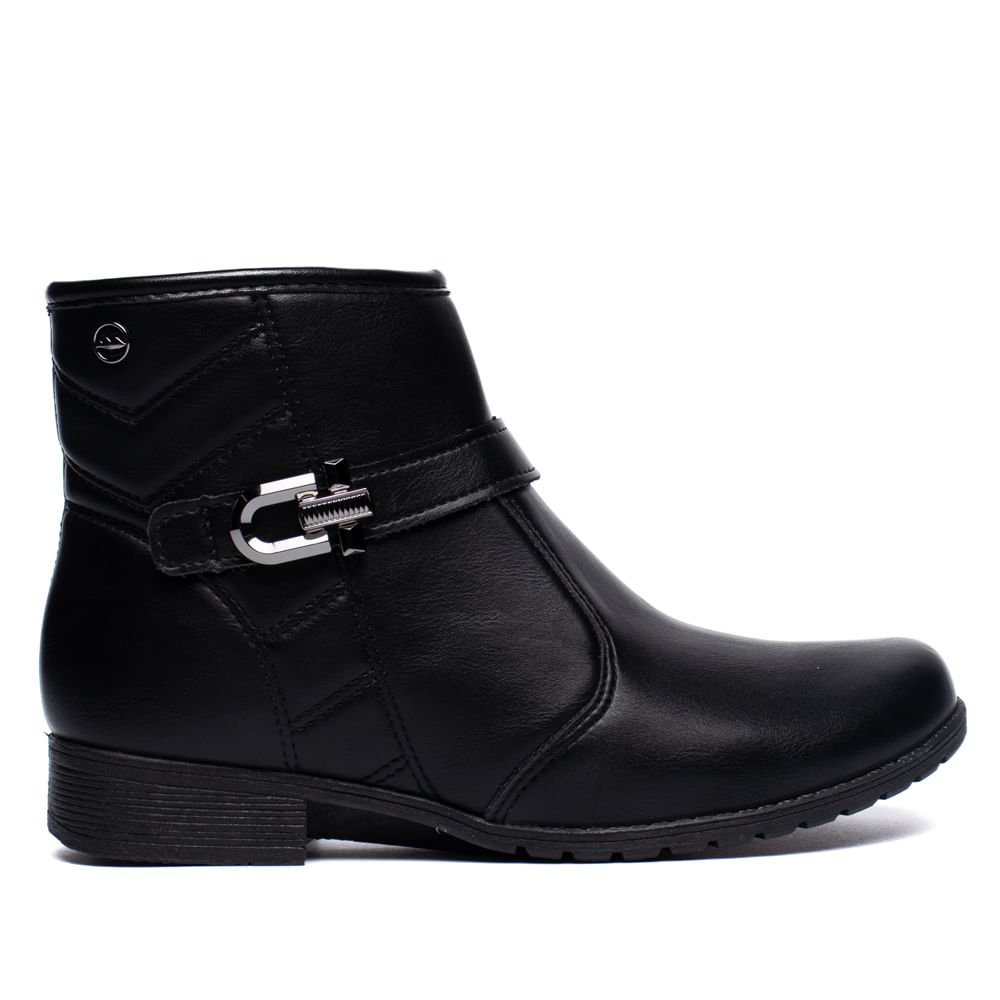 Bota Feminina Dakota Cano Curto Napa Casual Preto