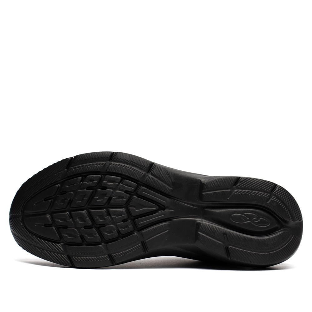 Tênis Masculino Olympikus Soma 2 Knit Caminhada Preto/Cinza Preto 2