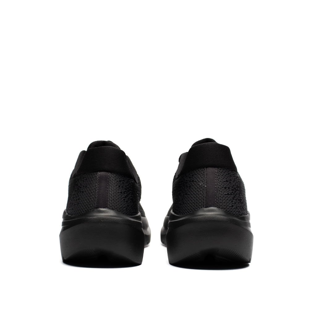 Tênis Masculino Olympikus Soma 2 Knit Caminhada Preto/Cinza Preto 3