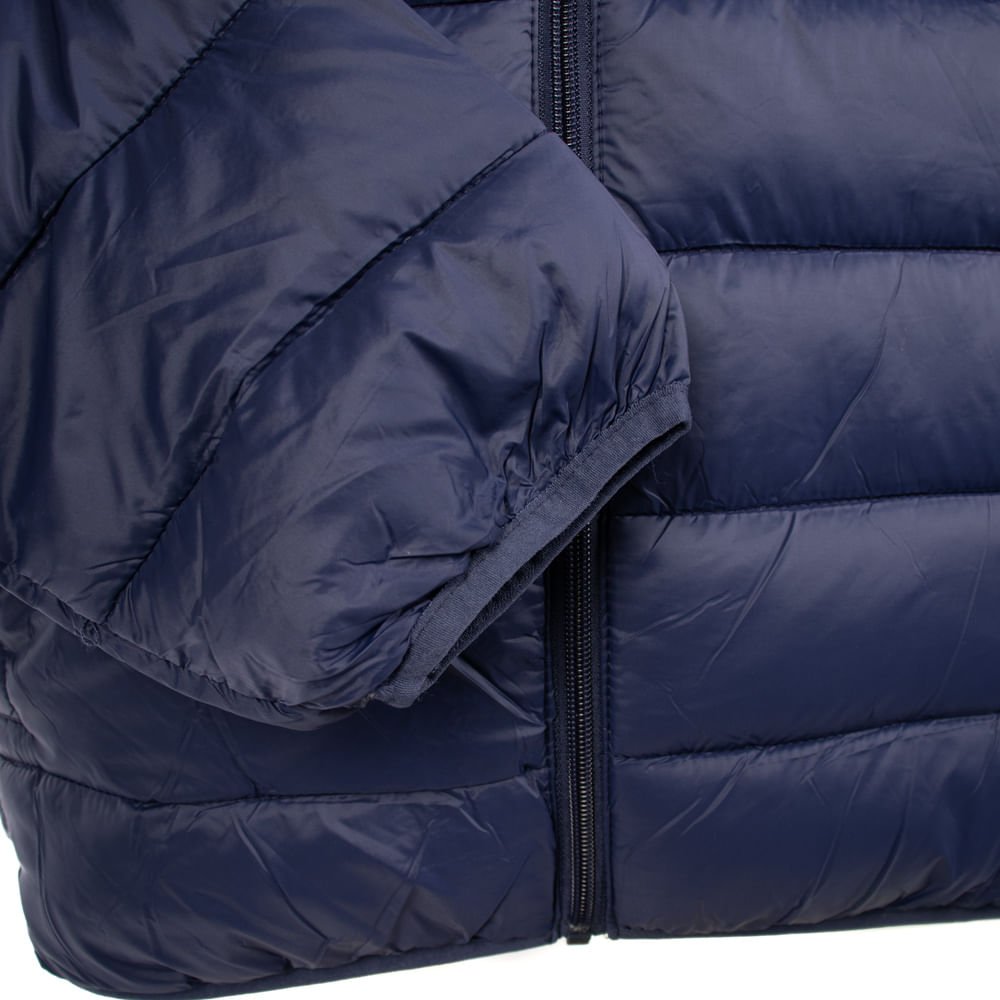 Jaqueta Puffer Masculina Sea Surf Plus Size Marinho Azul Marinho 4