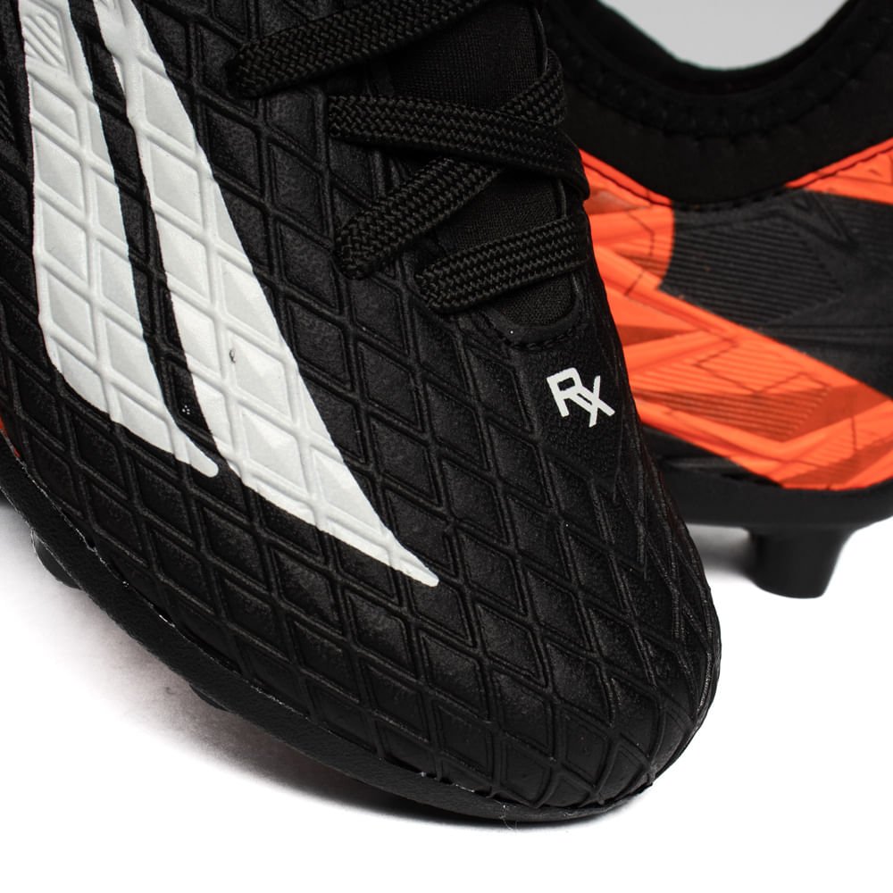 Chuteira Infantil Penalty Campo RX Locker Preto/Vermelho Preto/Vermelho 6