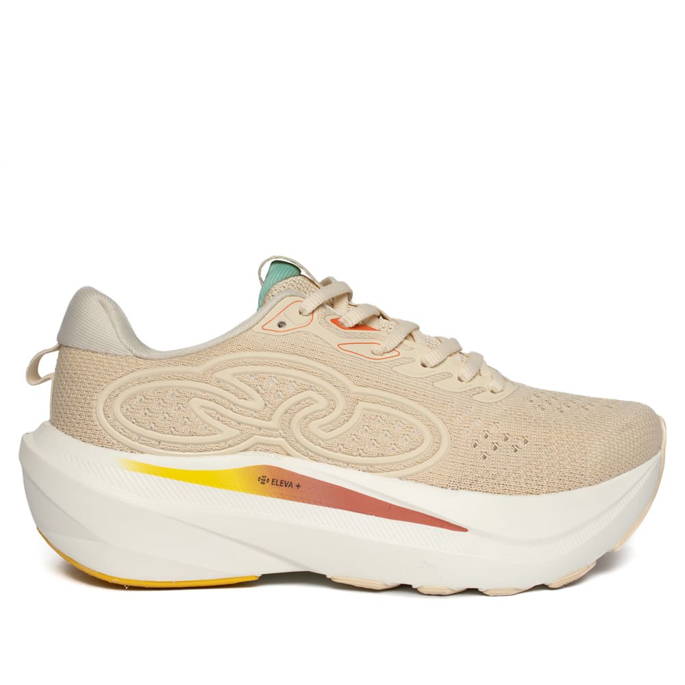 Tênis Feminino Olympikus Nuvem Hypersox Bege/Multicolor