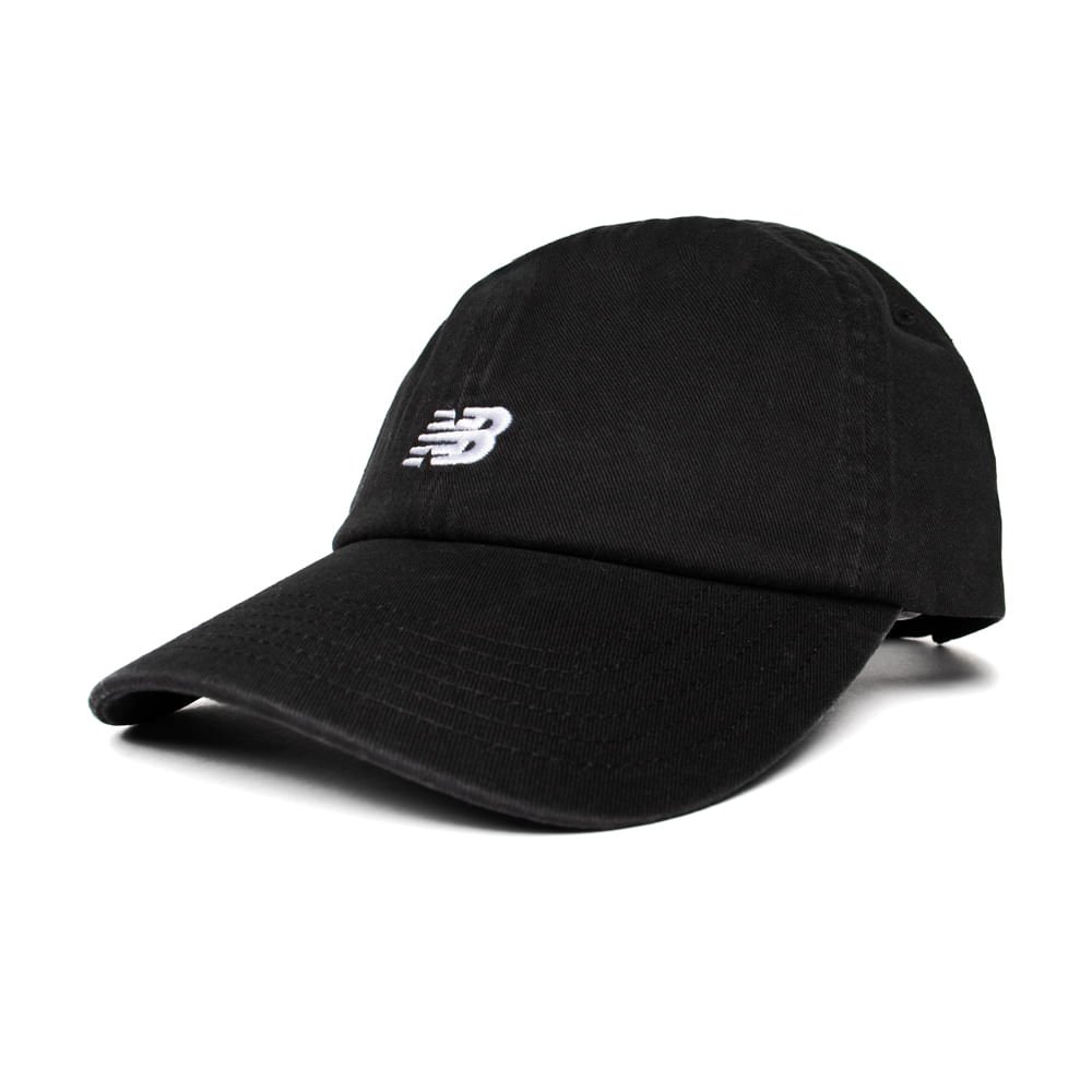 Boné Masculino New Balance 6 Panel Clássico Esportivo Preto