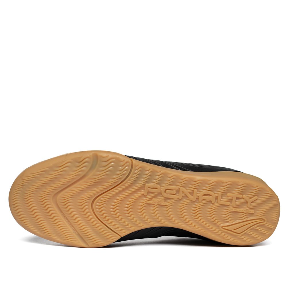 Chuteira Futsal Penalty Bravo Y-4 UltraGrip Preto Preto 2