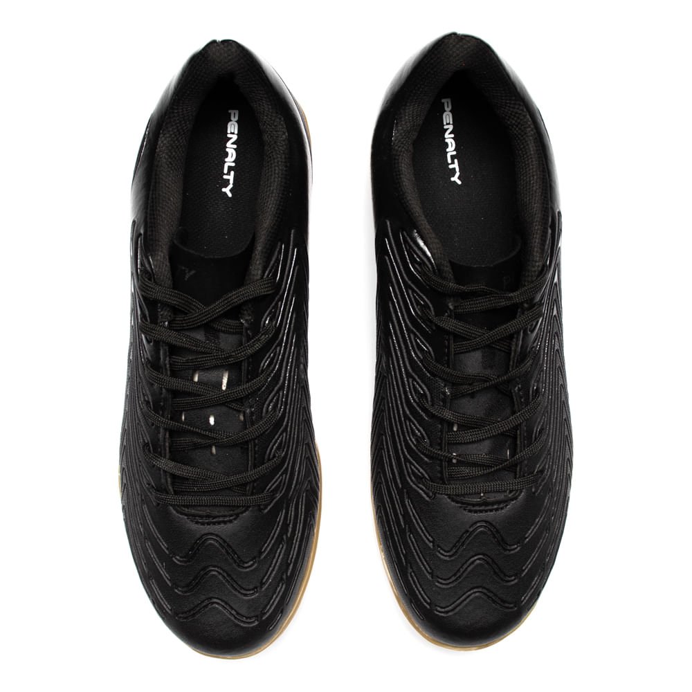 Chuteira Futsal Penalty Bravo Y-4 UltraGrip Preto Preto 4