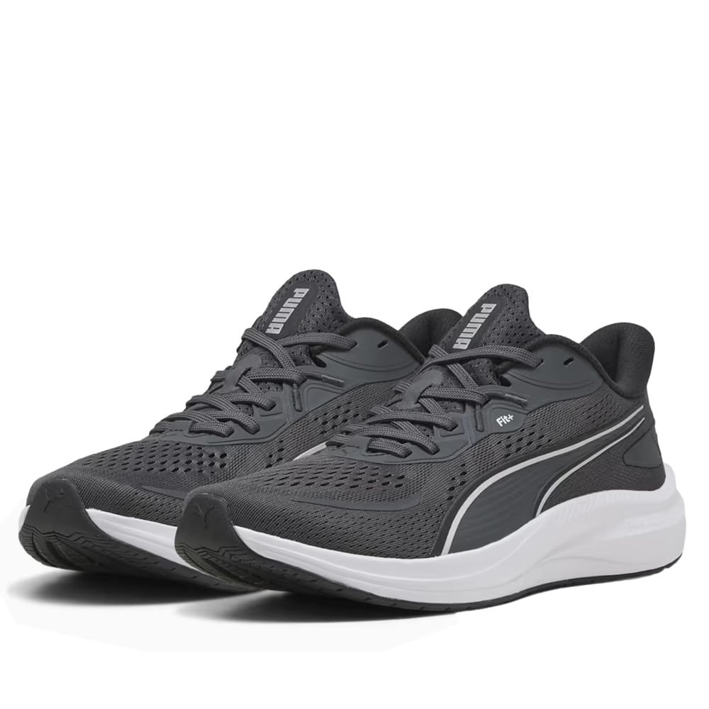 Tênis Masculino Puma Skyrocket Lite 2 Corrida Cinza/Preto Cinza 3
