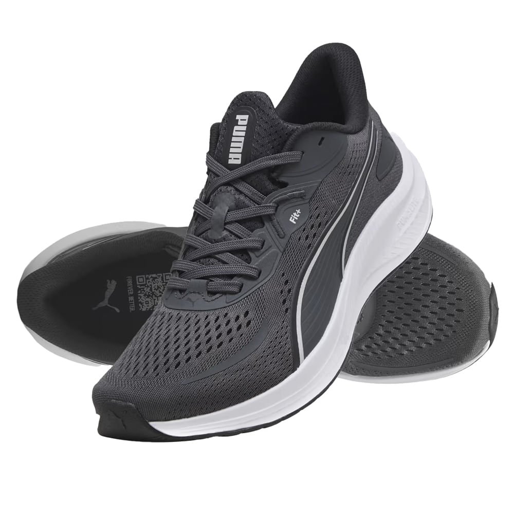 Tênis Masculino Puma Skyrocket Lite 2 Corrida Cinza/Preto Cinza 5