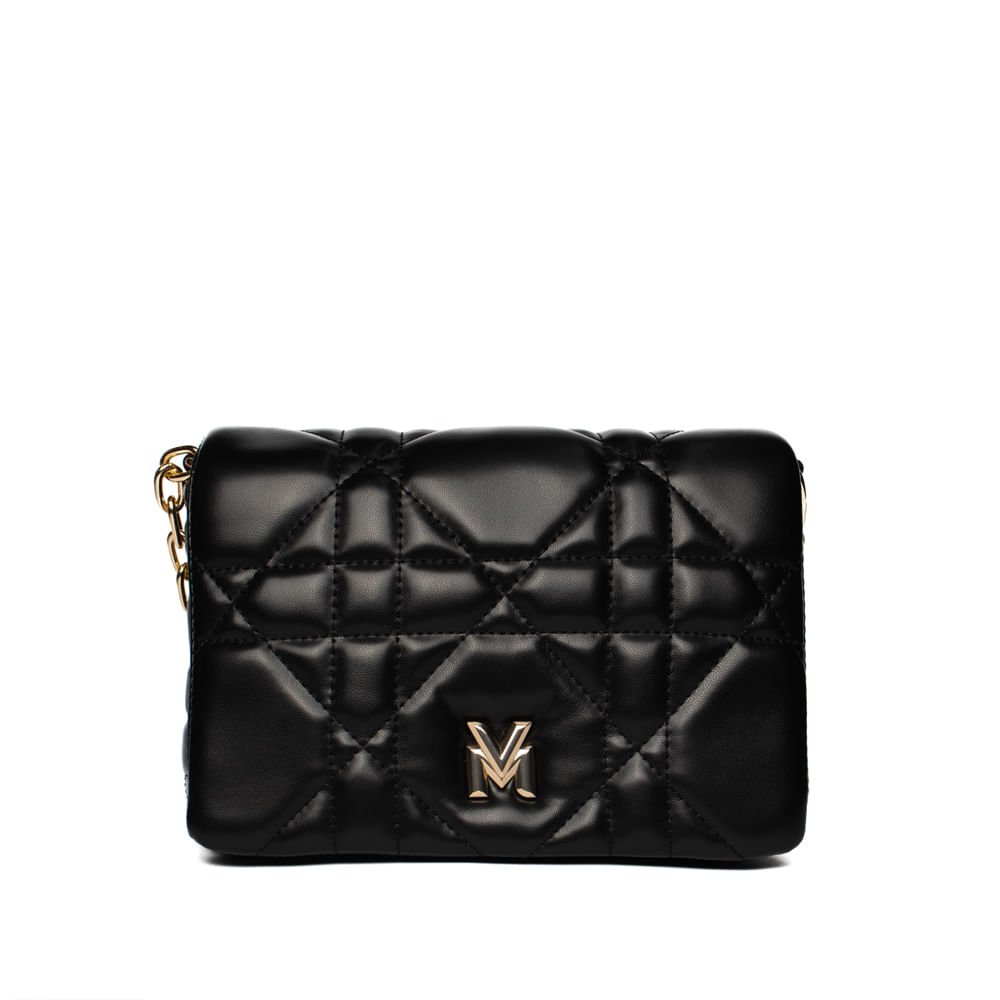 Bolsa Feminina Via Marte Tote Pequena Matelassê Preto