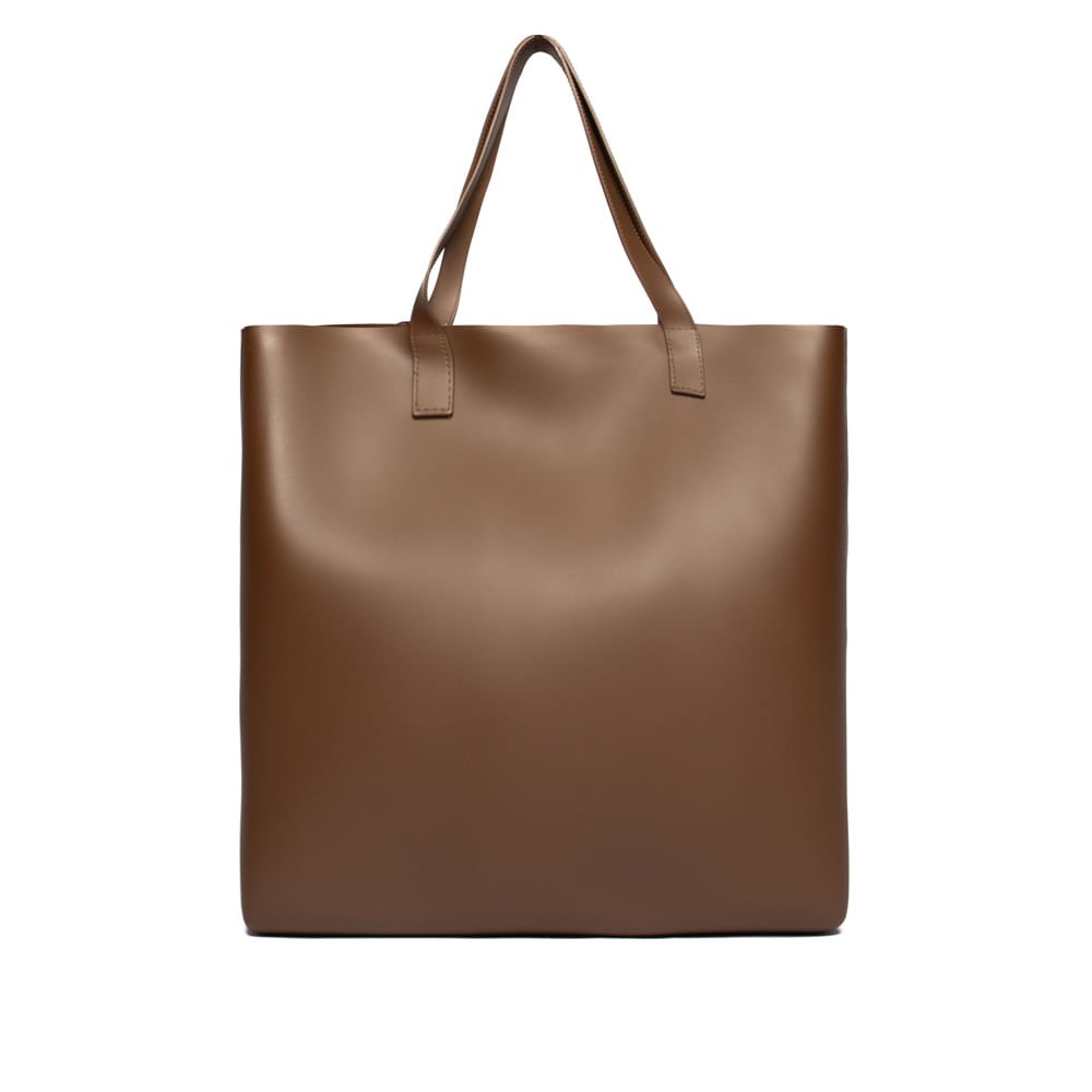 Bolsa Feminina Petite Jolie Shopper Grande Chaveiro Marrom Marrom 2