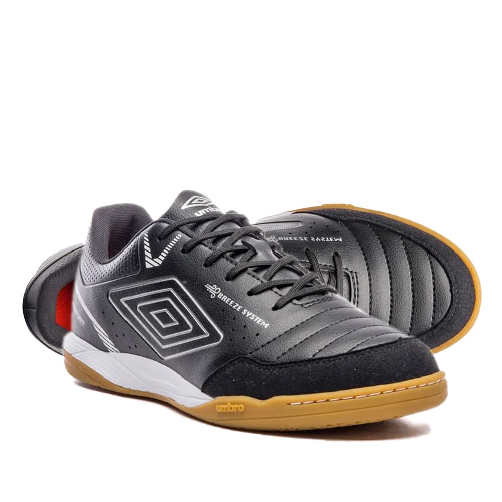 Chuteira Masculina Umbro Futsal Neo-Comfort Preto/Branco Preto 5