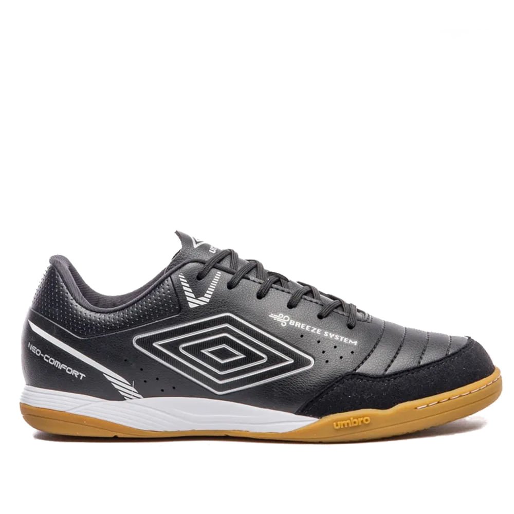 Chuteira Masculina Umbro Futsal Neo-Comfort Preto/Branco