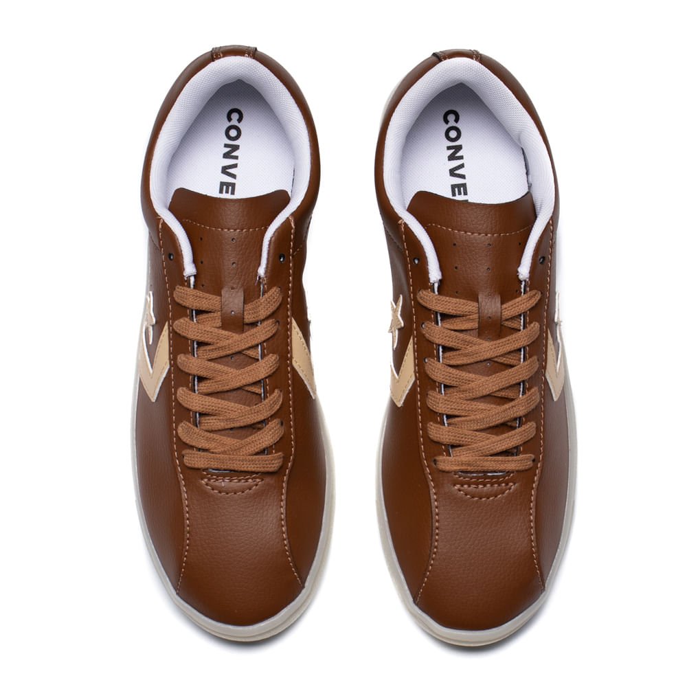 Tênis Unissex Converse Classic Trainer Casual Marrom/Bege Marrom 4