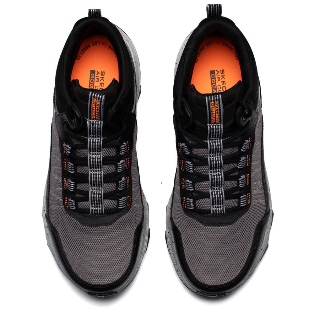 Tênis Masculino Skechers Go Run Trail Altitude 2.0 Preto Preto 4