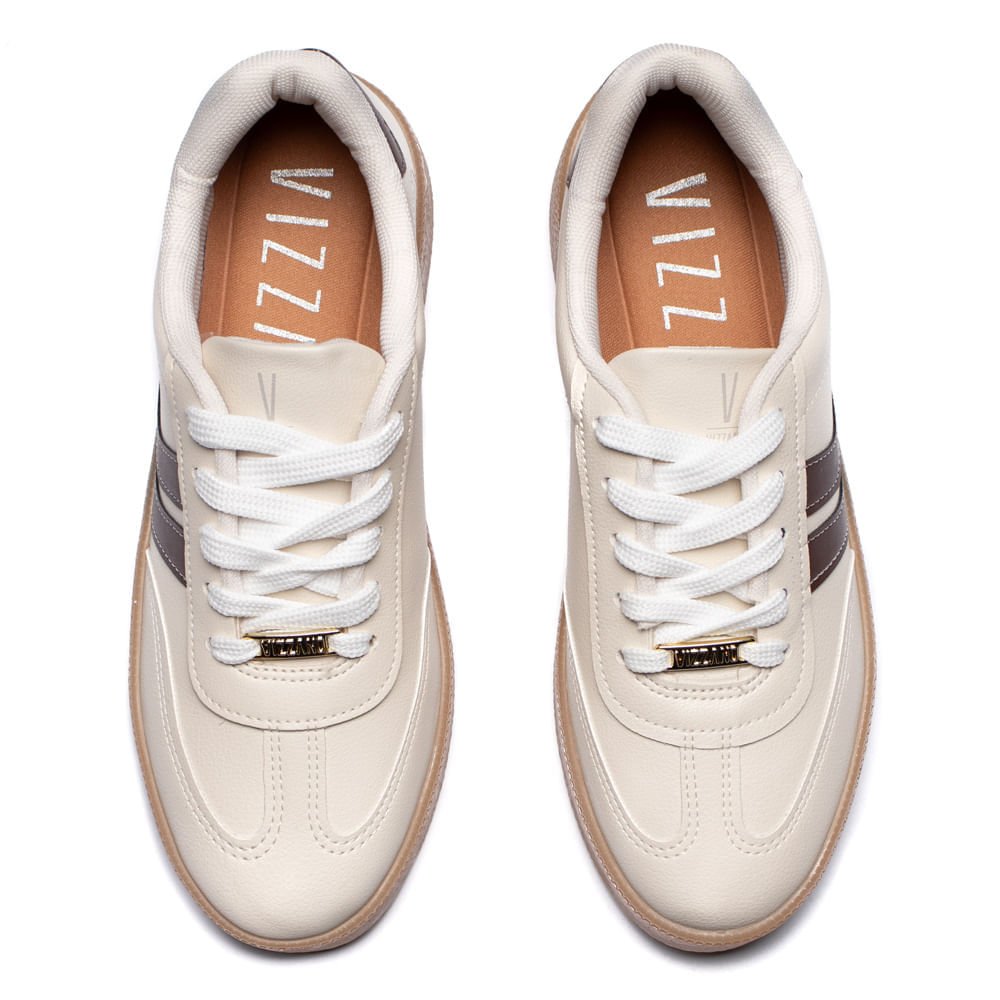 Tênis Feminino Vizzano Napa Floather Casual Bege/Marrom Bege 4