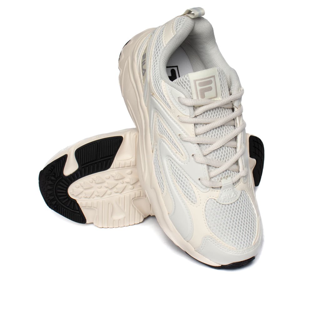 Tênis Feminino Fila Buzzard Bold Bege/Branco Bege 5