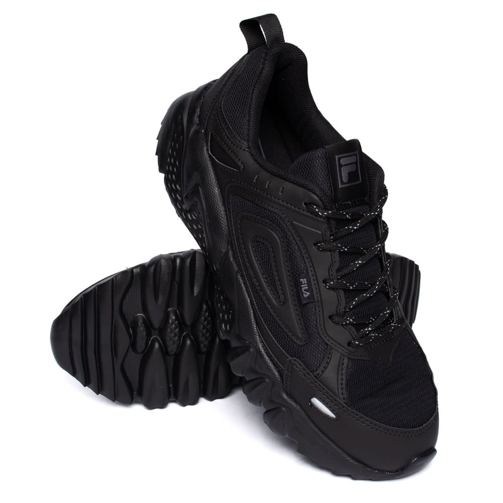 Tênis Masculino Fila Venture Tracer Lite Preto Preto 6