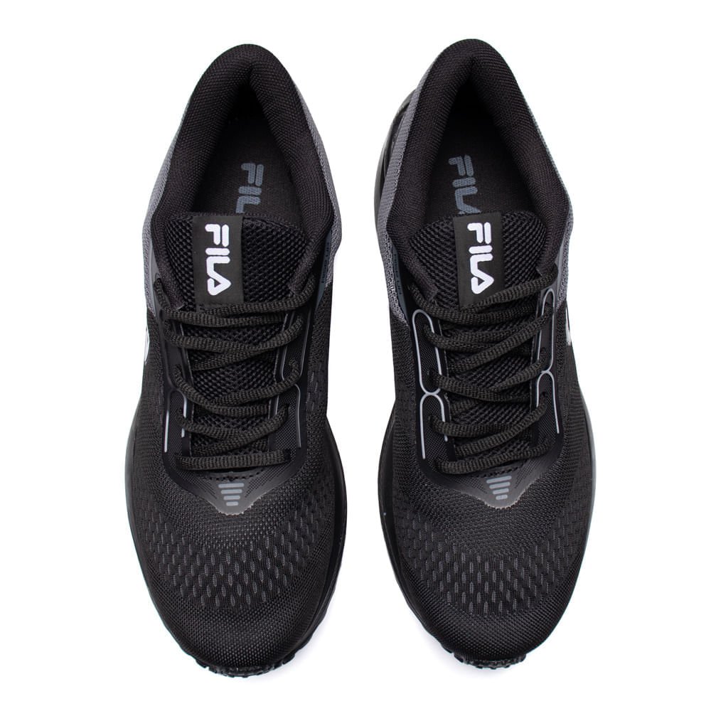 Tênis Masculino Fila Rise Up Preto/Cinza Preto 3