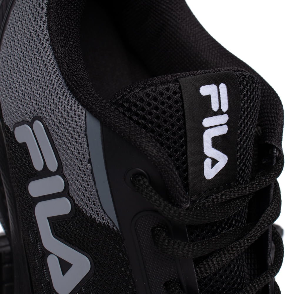 Tênis Masculino Fila Rise Up Preto/Cinza Preto 4