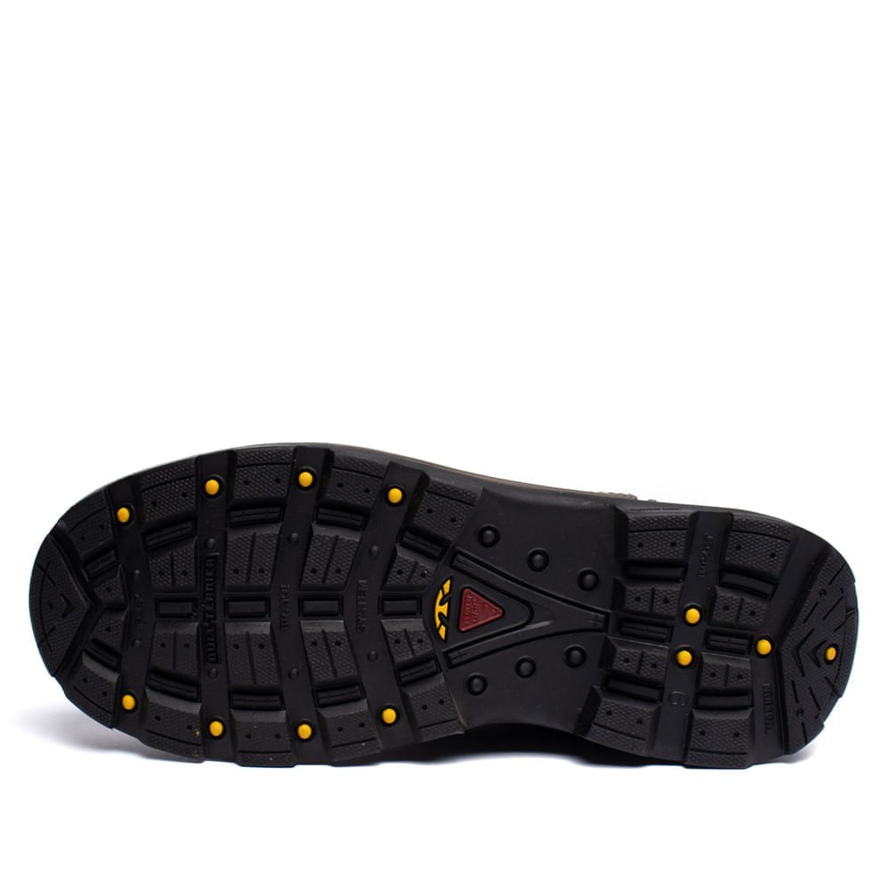 Bota Masculina Bull Terrier Trail Fox Low Couro Marrom/Musgo Marrom 2