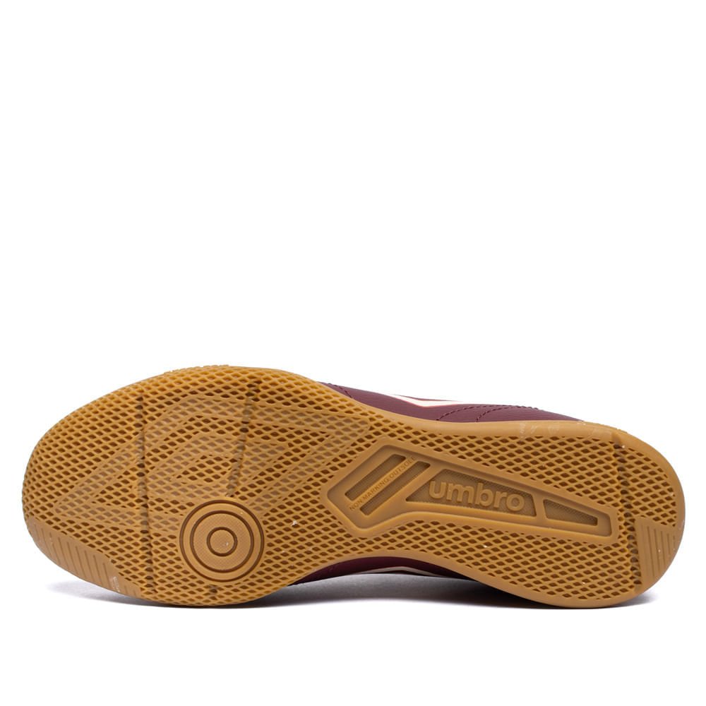 Chuteira Futsal Umbro Class Footballer Hypergrip Vinho Vermelho 2