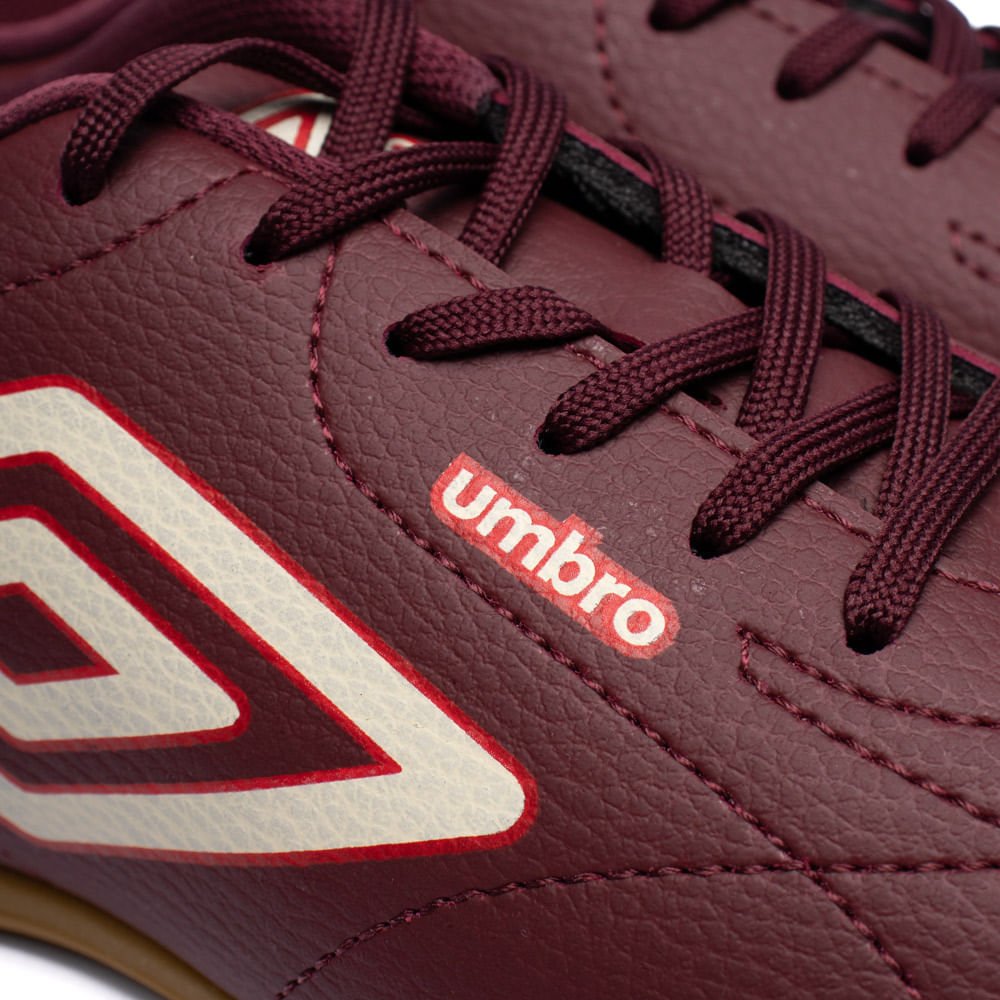 Chuteira Futsal Umbro Class Footballer Hypergrip Vinho Vermelho 6