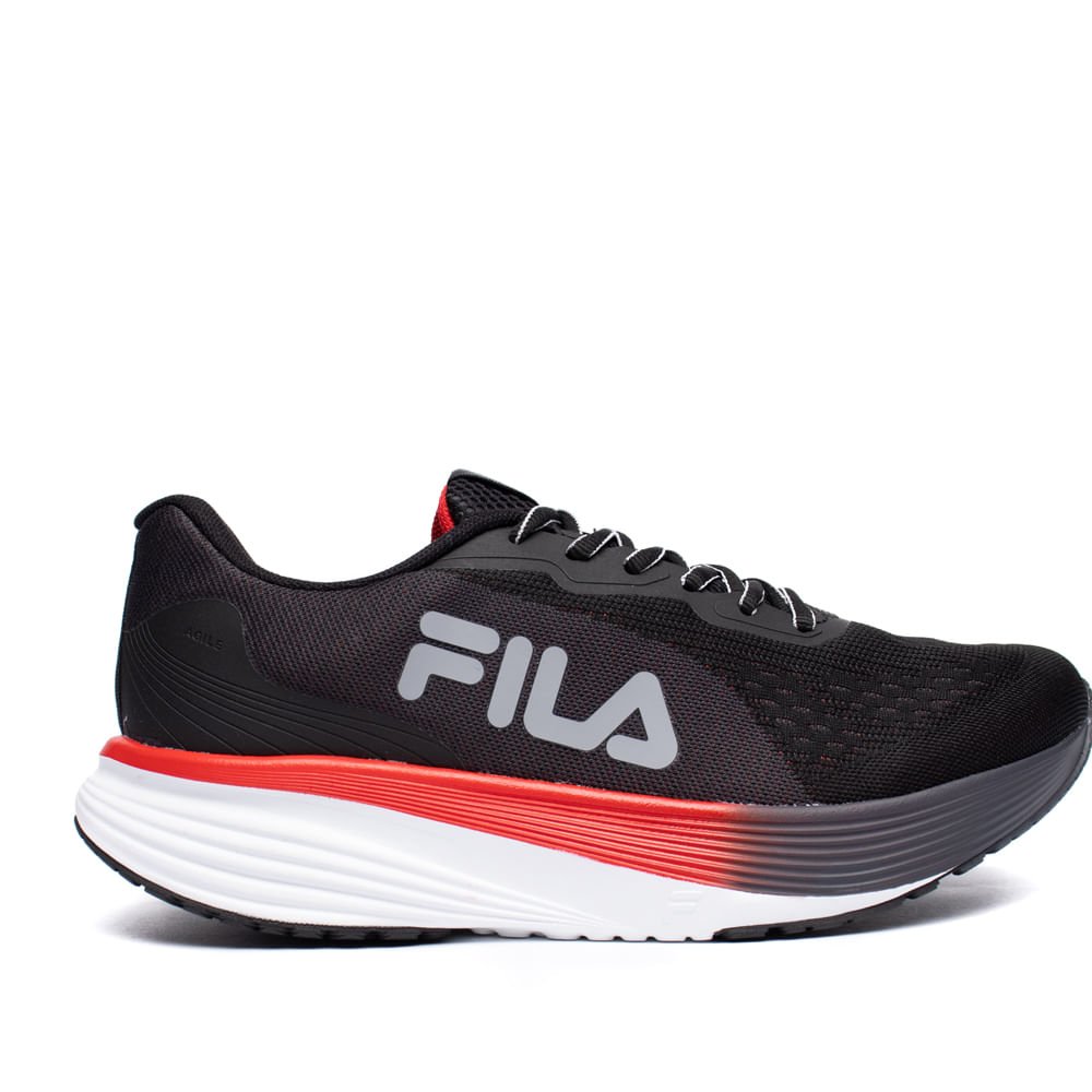 Tênis Masculino Fila Agile Preto/Cinza
