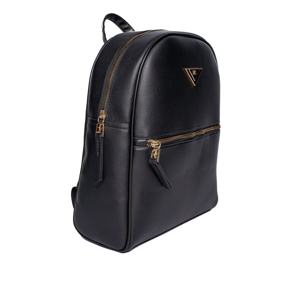 Mochila Feminina Rafitthy Média Gorgurão Preto 4