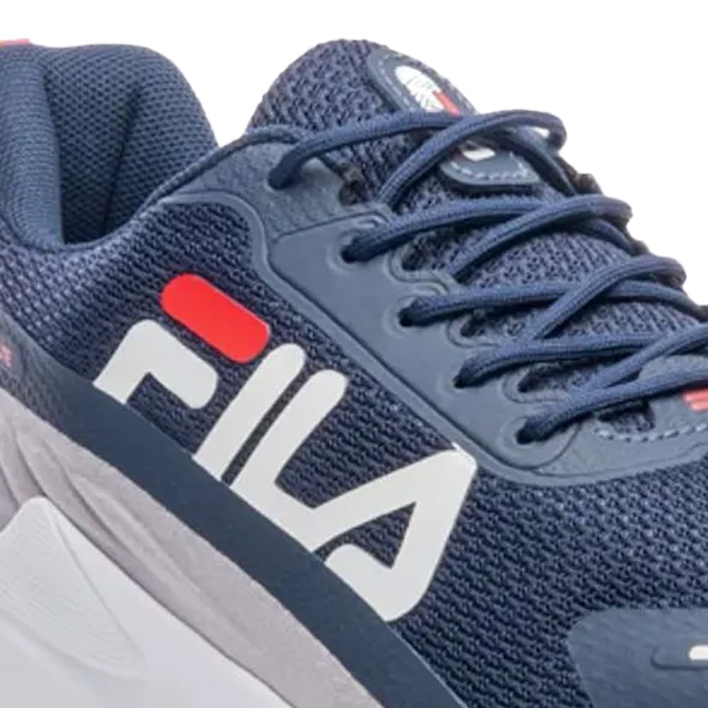 Tênis Masculino Fila Progress Lite Esportivo Marinho/Cinza Azul 5