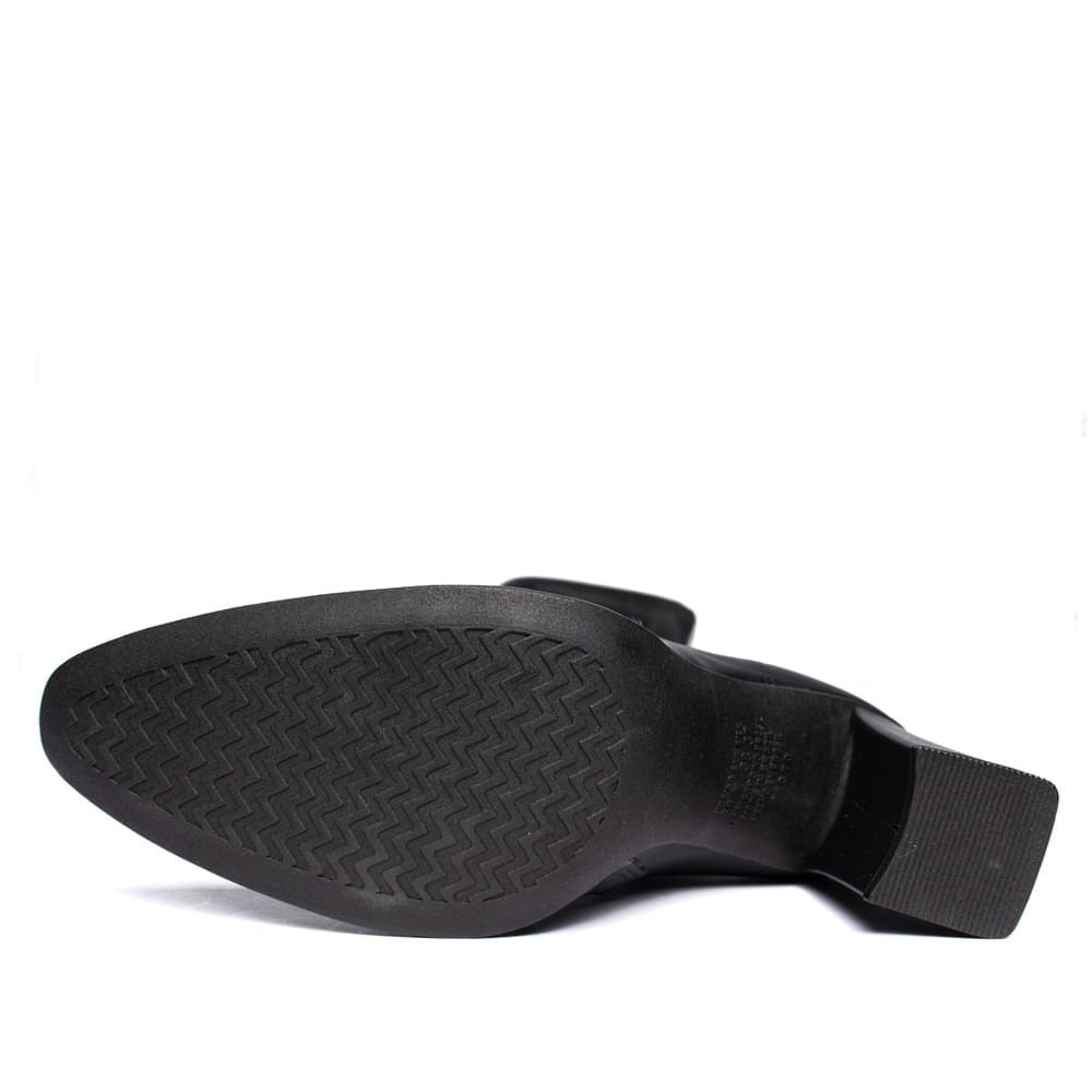 Bota Feminina Mississipi Over The Knee Salto Bloco Preto Preto 4