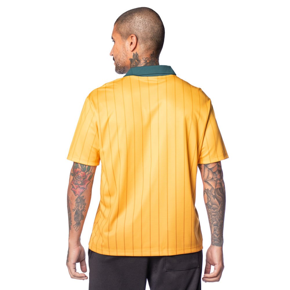 Camisa Masculina Umbro Jersey Classic Esporte Amarelo/Verde Amarelo 2