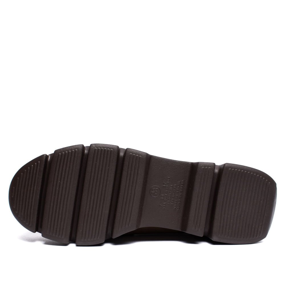 Mocassim Feminino Modare Solado Tratorado Marrom Claro Marrom 2