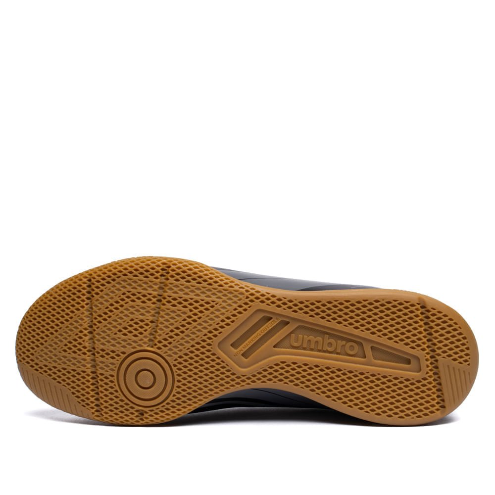 Chuteira Masculina Umbro Futsal Kick Hypergrip Preto/Cinza Preto 2
