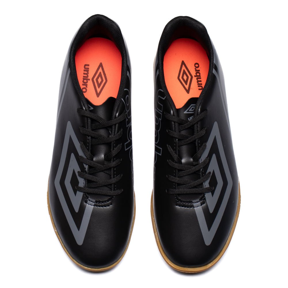 Chuteira Masculina Umbro Futsal Kick Hypergrip Preto/Cinza Preto 4