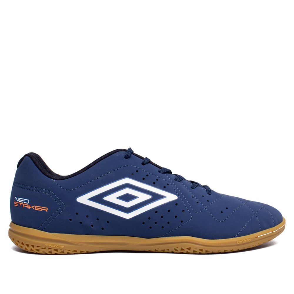 Chuteira Futsal Umbro Neostriker Ii Hypergrip Marinho/Branco