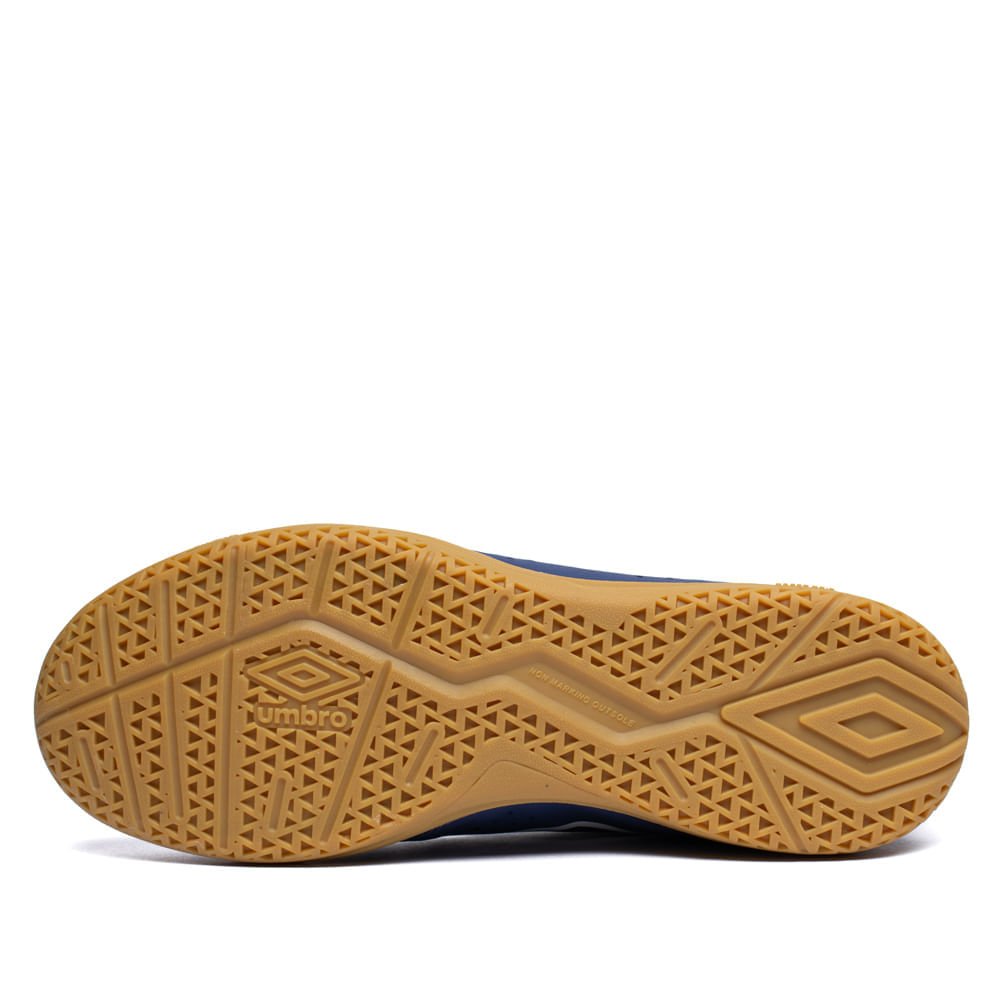 Chuteira Futsal Umbro Neostriker Ii Hypergrip Marinho/Branco Azul 2