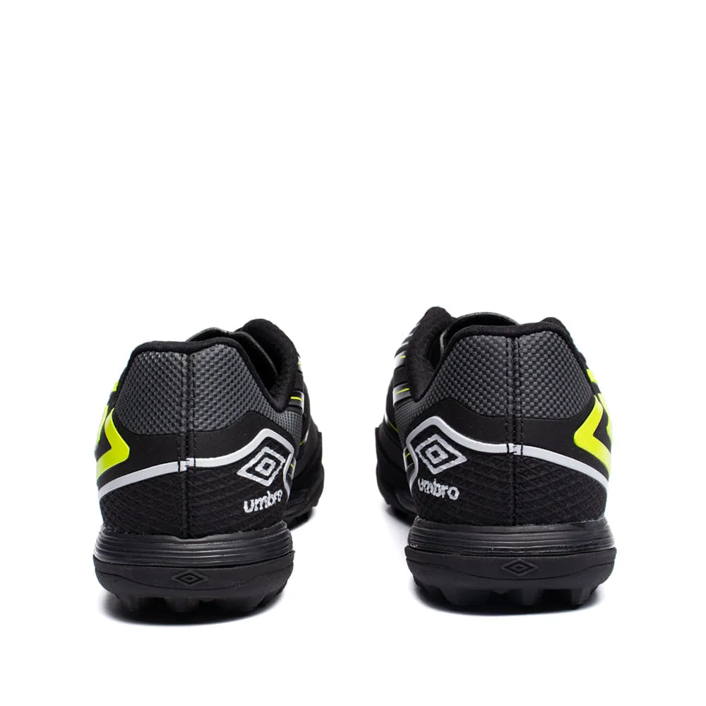 Chuteira Society Umbro Pro 5 Bump Club Esportivo Preto/Verde Preto 3