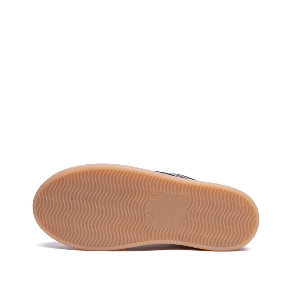 Tênis Infantil Molekinha Casual Napa Camurça Branco/Preto Branco 2