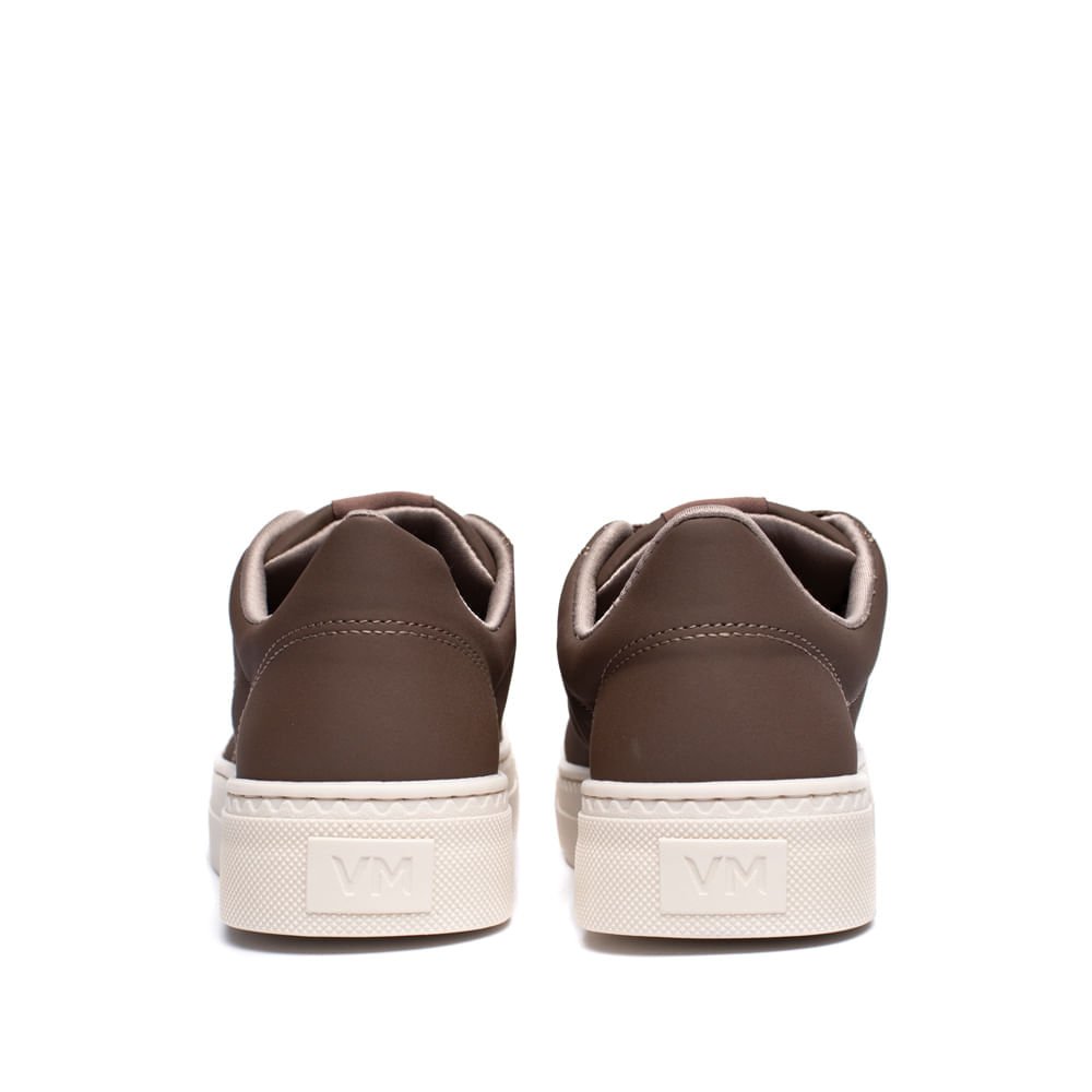 Tênis Feminino Via Marte Nobuck Detalhe Com Strass Marrom Marrom 3