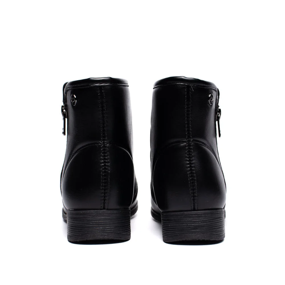 Bota Feminina Dakota Cano Curto Matelassê Preto Preto 3