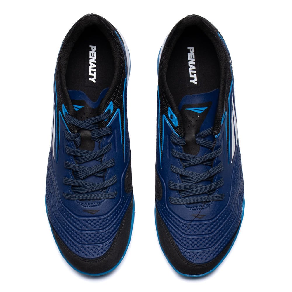 Chuteira Masculina Penalty Futsal Max 300 Marinho/Preto Azul 4